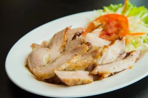 Roasted pork Stock Photos