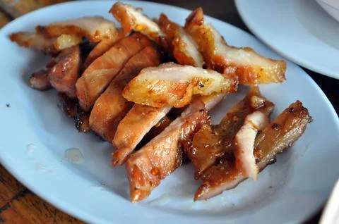 Roasted pork Stock Photos