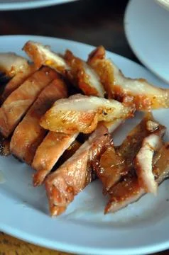 Roasted pork Stock Photos