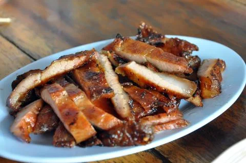Roasted pork Stock Photos
