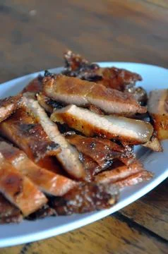 Roasted pork Stock Photos
