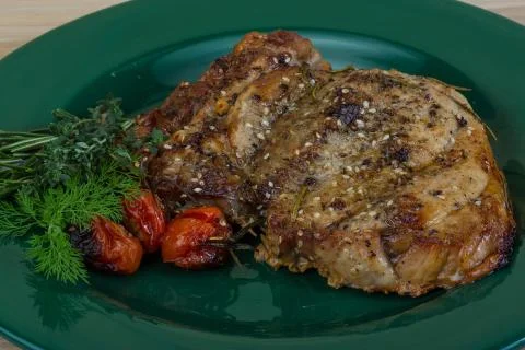 Roasted pork Stock Photos