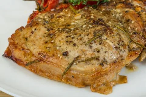 Roasted pork Stock Photos