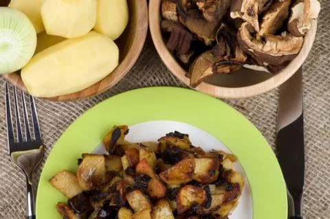 Roasted Potato Stock Photos