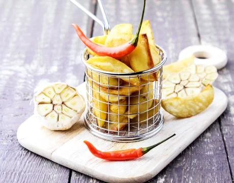 Roasted potato Stock Photos