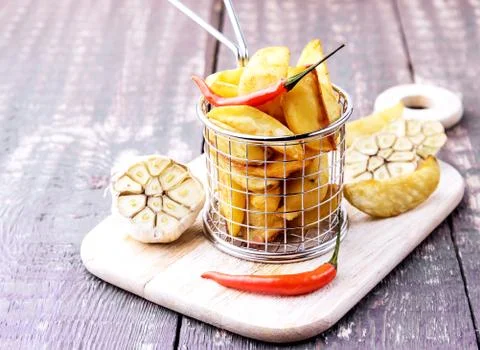 Roasted potato Stock Photos