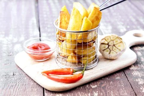 Roasted potato Stock Photos