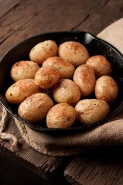 Roasted potatoes Stock-Fotos