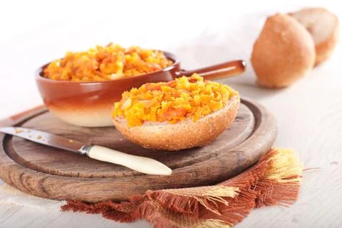 Roasted pumpkin Stock Photos