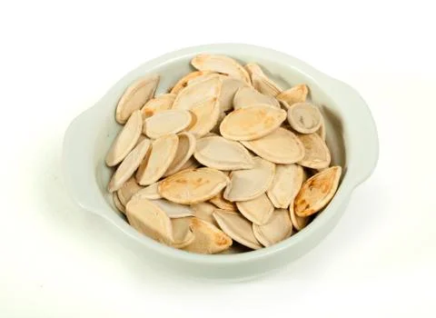 Roasted pumpkin seeds Stock Photos