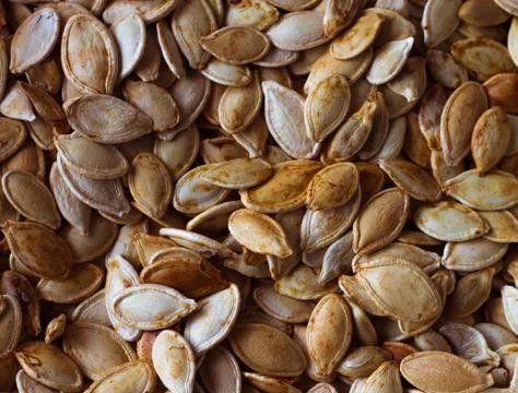 Roasted pumpkin seeds Foto stock