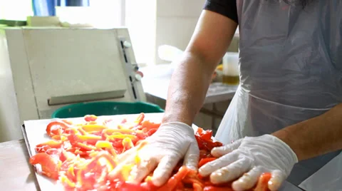 Roasted red pepper Stock Footage 33529981