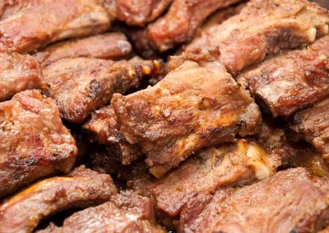 Roasted rips Stock Photos