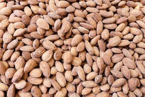 Roasted Salted Almonds Stock Photos