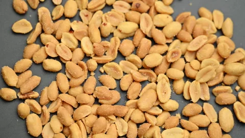 Roasted salted peanuts Stock Footage 297202051