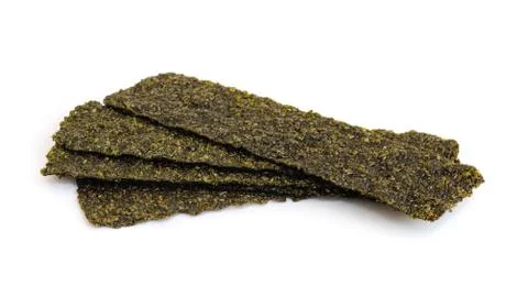 Roasted seaweed snack. Fotos Stock