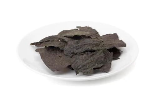 Roasted seaweed snack Stock Photos