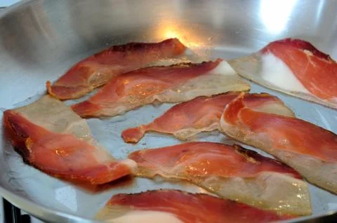 Roasted speck Foto stock