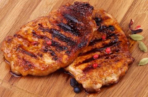 Roasted Steaks Stock Photos