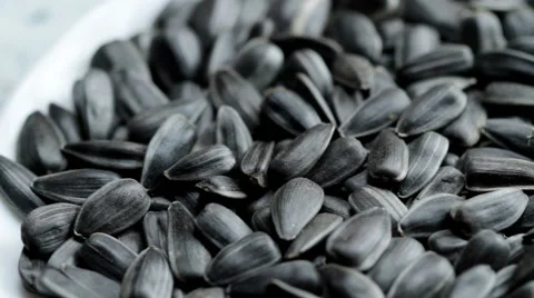 Roasted sunflower seeds in shell Stock Footage 62362339