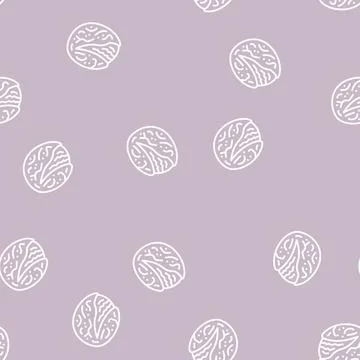 Roasted tomatoes line seamless pattern Stock Illustration