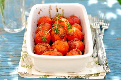 Roasted Tomatoes Stock Photos