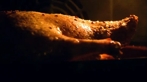 Roasted Turkey Stock Footage 33840863
