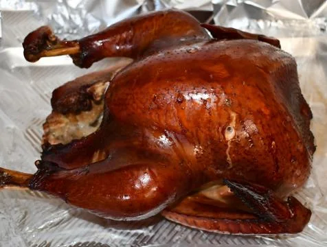 Roasted turkey Stock Photos