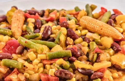 Roasted vegetables 1 Stock Photos