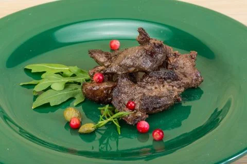 Roasted venison Stock Photos