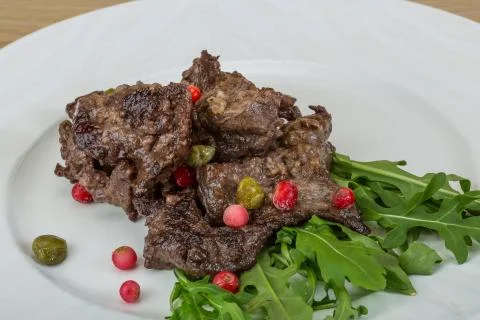 Roasted venison Stock Photos