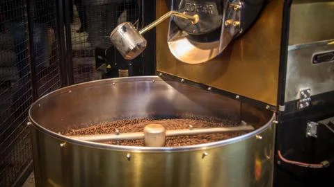 Roasting beans Stock Photos