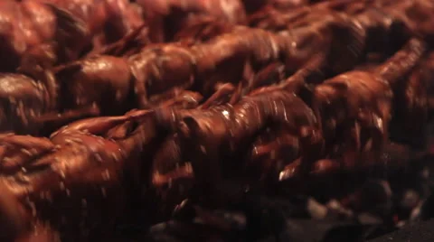 Roasting chicken Stock Footage 59823315