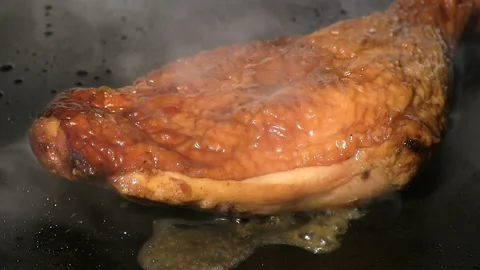 Roasting Chicken Stock Footage 327455091