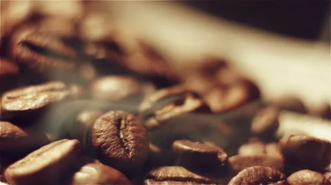 Roasting Coffee Beans Stock Footage 45918570