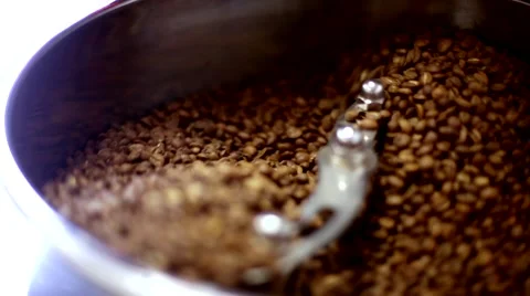 Roasting coffee beans Stock Footage 66462821