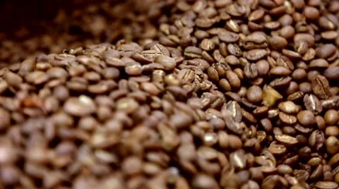 Roasting coffee beans Stock Footage 66462850