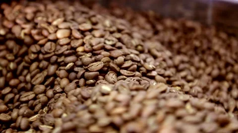 Roasting coffee beans Stock Footage 66463189