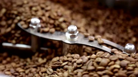 Roasting coffee beans Stock Footage 66463297