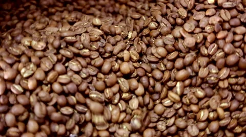 Roasting coffee beans Stock Footage 66463330