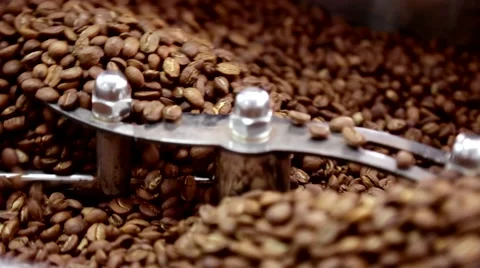 Roasting coffee beans 動画素材 66463528