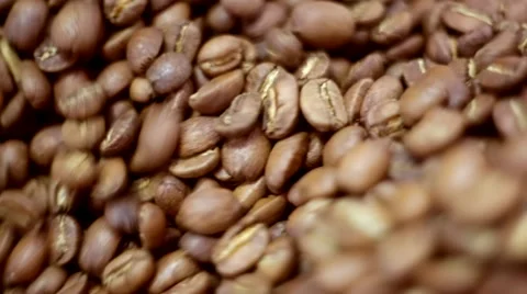 Roasting coffee beans Stock Footage 66463748