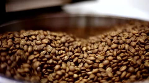 Roasting coffee beans Stock Footage 66463940