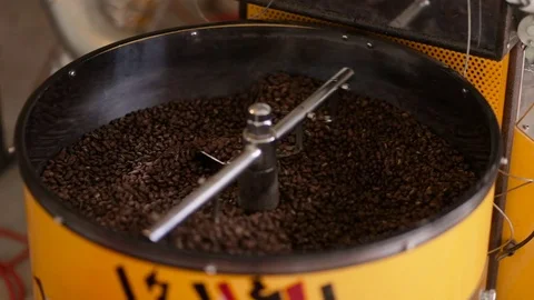 Roasting Coffee Beans Stock Footage 71466487