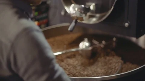 Roasting Coffee Beans Stock Footage 72072002