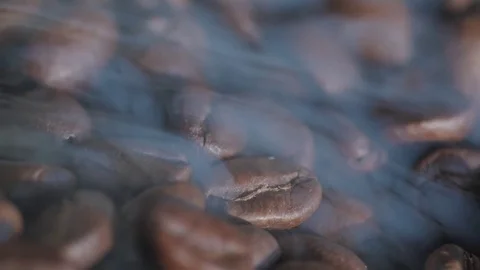 Roasting coffee beans Stock Footage 84802420