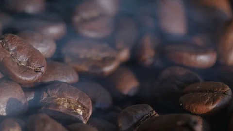 Roasting coffee beans Stock Footage 84802429