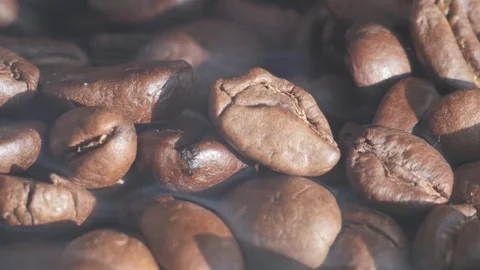 Roasting coffee beans Stock Footage 84802458
