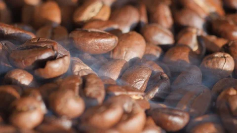 Roasting coffee beans Stock Footage 85473648