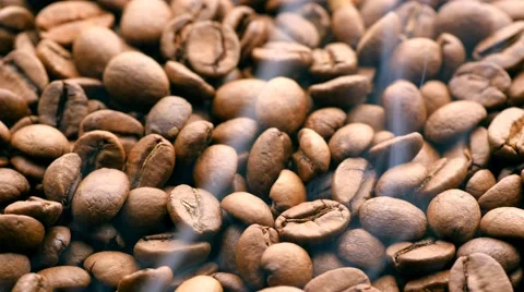 Roasting Coffee Beans. UHD, 4K Stock Footage 44241252